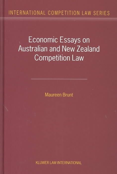 Economic Essays on Australian and New Zealand Competition Law