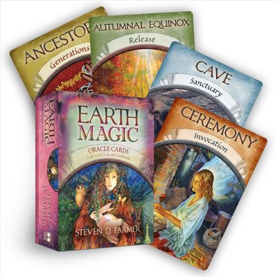 sikkert skyde Ende Buy Earth Magic Oracle Cards by Steven Farmer With Free Delivery |  wordery.com