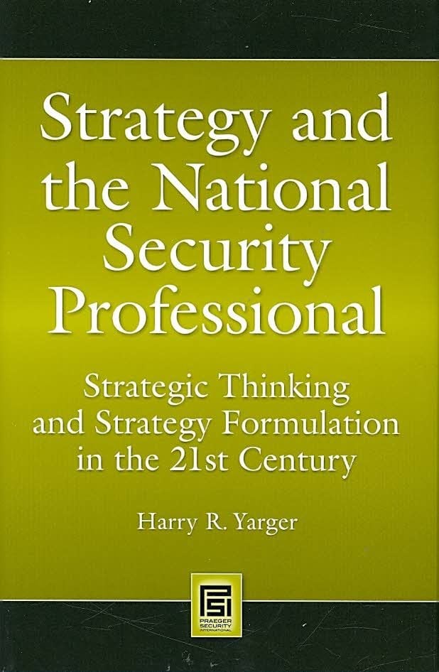 Strategy and the National Security Professional