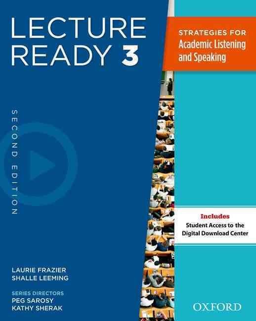 Lecture Ready Second Edition 3: Student Book