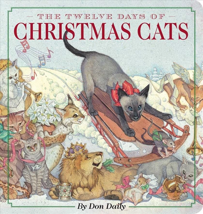 The Twelve Days of Christmas Cats Oversized Padded Board Book