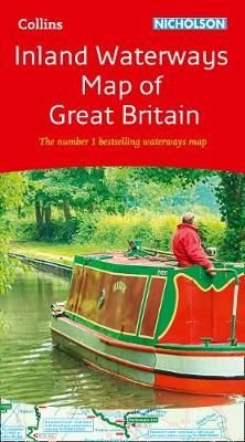 Buy Collins Nicholson Inland Waterways Map of Great Britain by ...