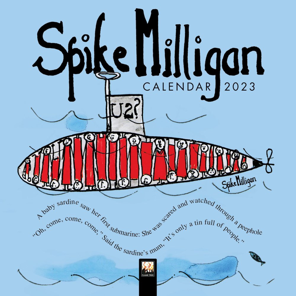 Buy Spike Milligan Mini Wall Calendar 2023 (Art Calendar) by Flame Tree