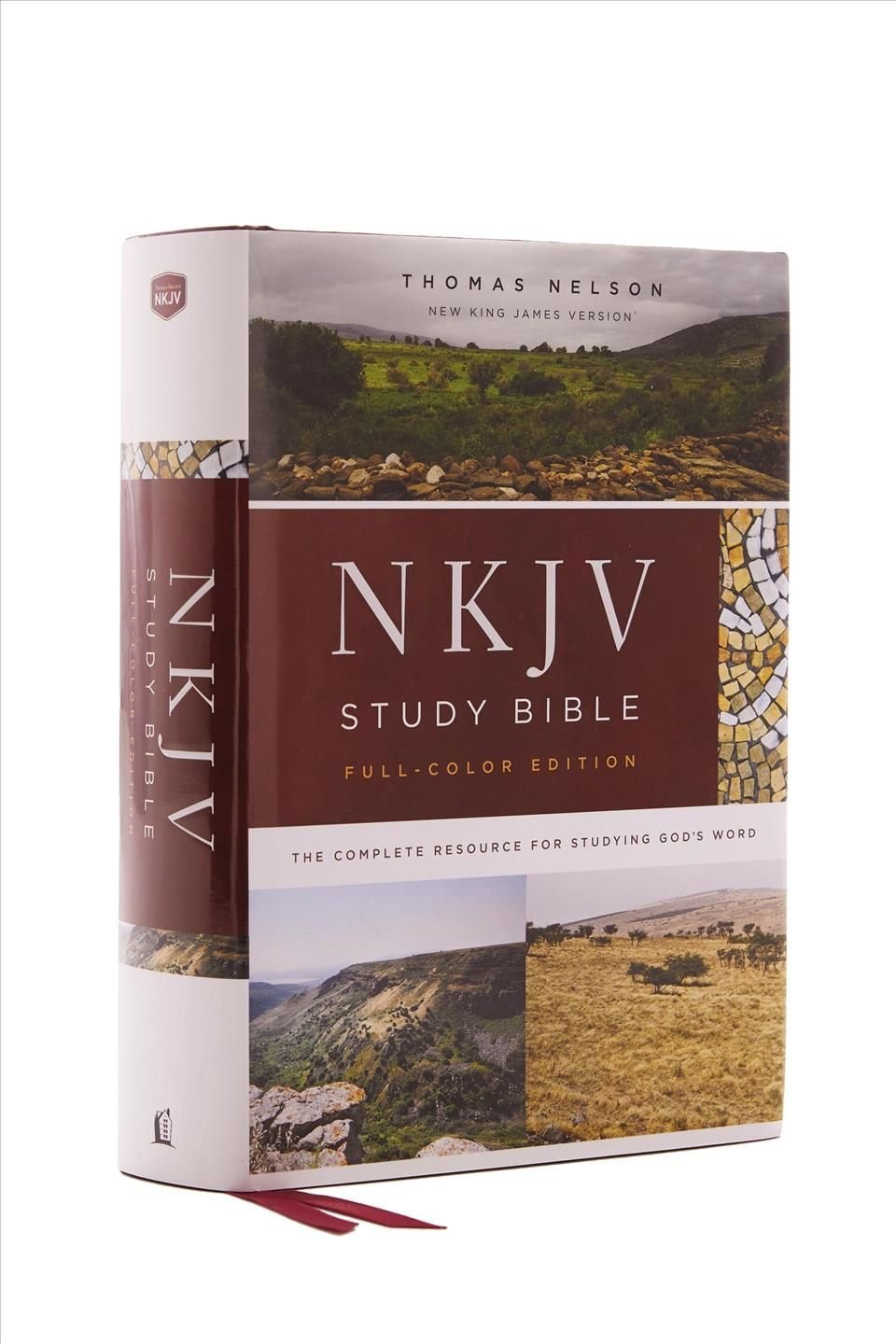 Buy NKJV Study Bible, Hardcover, Full-Color, Comfort Print By Thomas ...