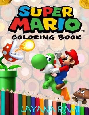 Super Mario coloring book for kids (Paperback)