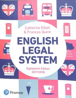 English Legal System Elliott Quinn 11th Edition