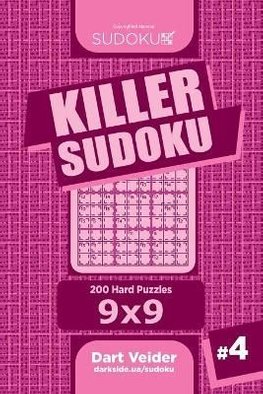 Buy Killer Sudoku 200 Hard Puzzles 9x9 Volume 4 By Dart - 