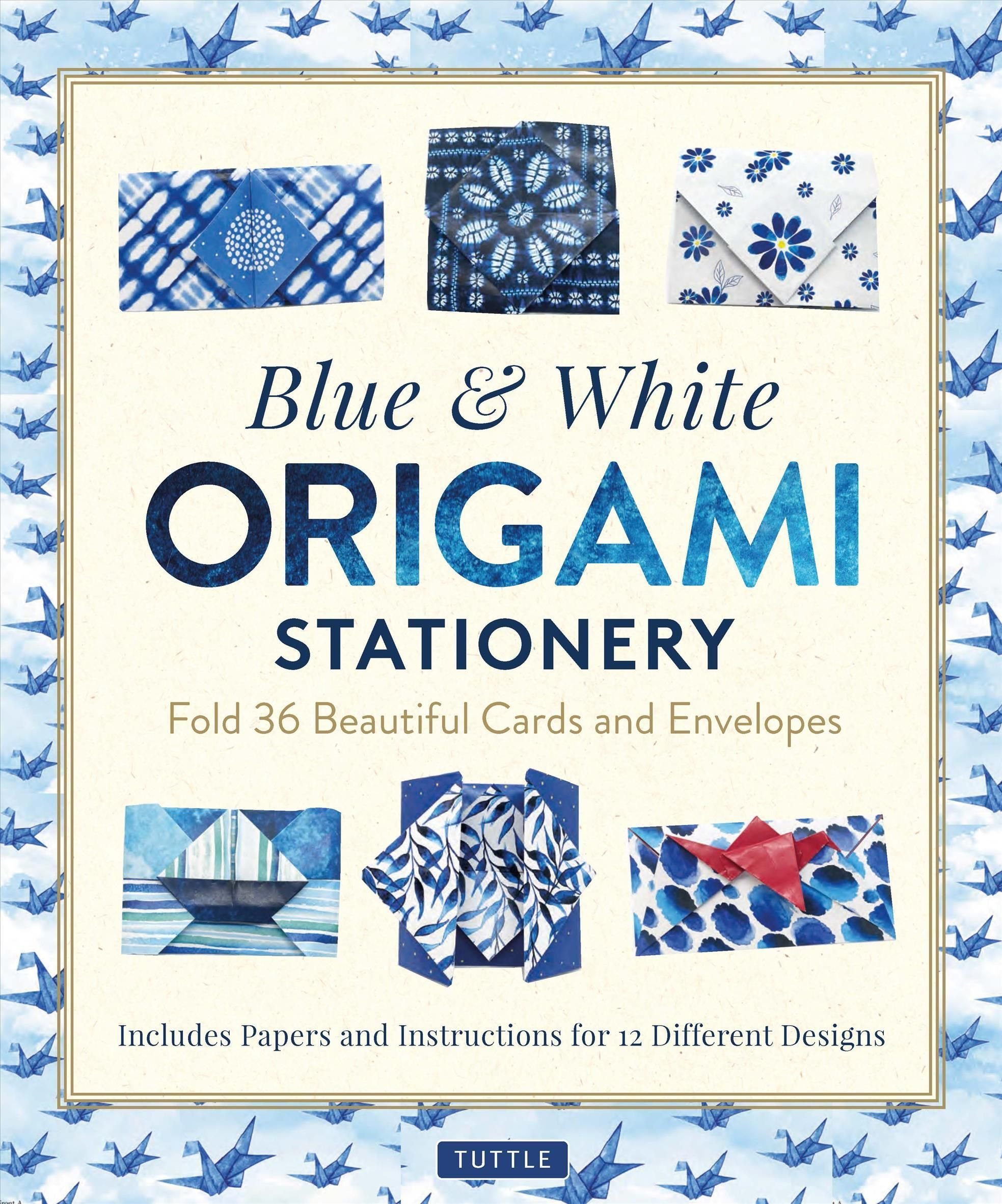 Blue & White Origami Stationery Kit (9780804854443) - Tuttle Publishing