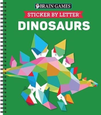 Sticker Puzzles - Kids Activity Book Sticker by Letter In the Wild Brain Games 