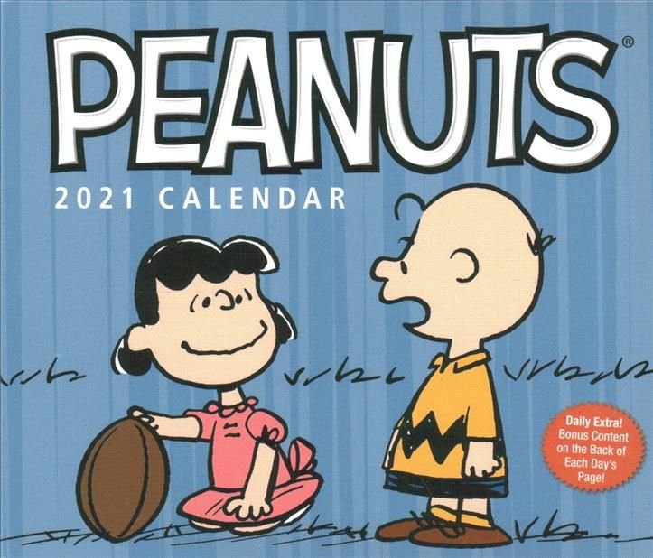Buy Peanuts 2021 DaytoDay Calendar by Charles M. Schulz With Free
