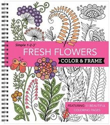 Color & Frame - By the Sea (Adult Coloring Book) (Spiral