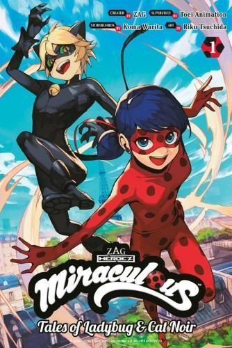 Miraculous: Tales of Ladybug & Cat Noir (Manga) 2 by Koma Warita, Riku  Tsuchida, Paperback