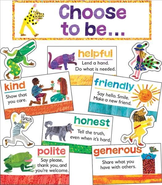 Buy World Of Eric Carle(tm) Positive Character Traits Mini Bulletin ...