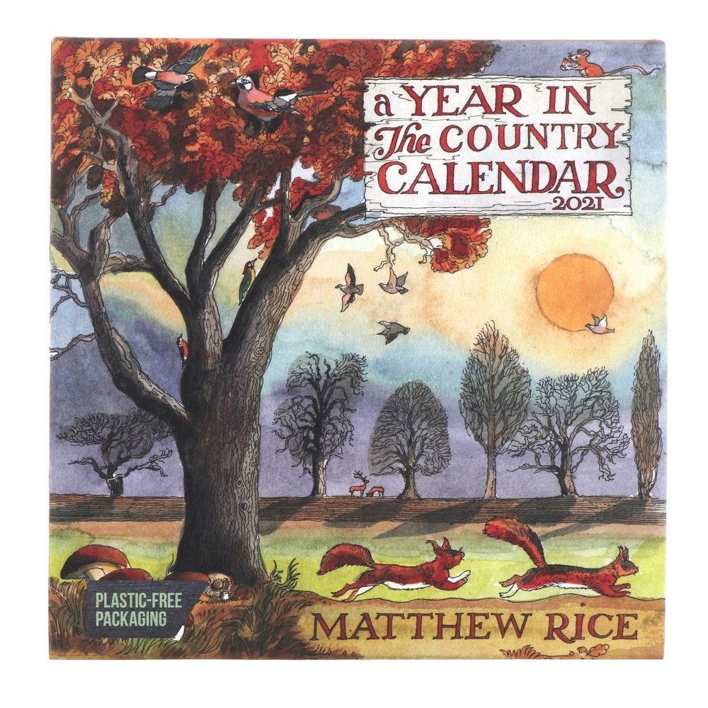 Buy Matthew Rice, A Year in the Country Square Wall Calendar 2021 With