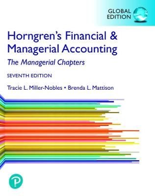 Buy Horngren's Financial & Managerial Accounting, The Managerial