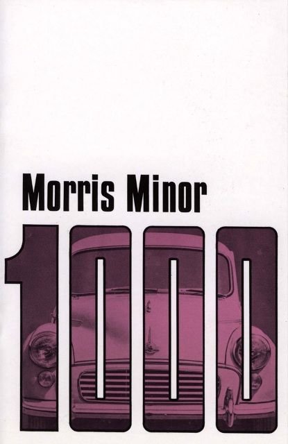 Morris Owners' Handbook: Morris Minor 1000: Part No. Akd3922