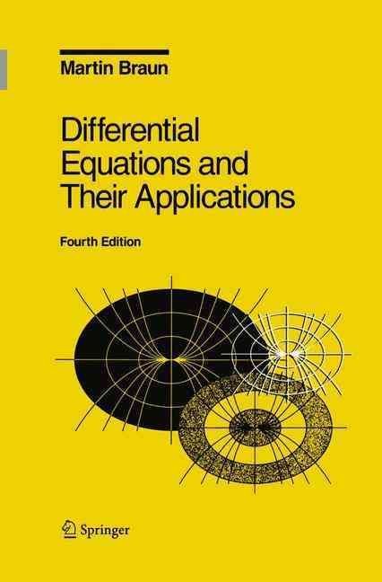 Buy　Their　and　Differential　Equations　by　Applications　With　Martin　Braun　Free　Delivery