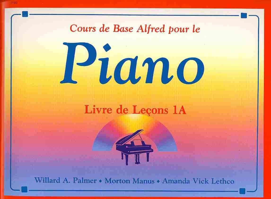 Alfred's Basic Piano Library Lesson 1A Frans