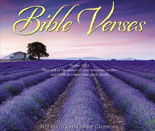 Buy Bible Verses 2019 Box Calendar By Willow Creek Press With Free