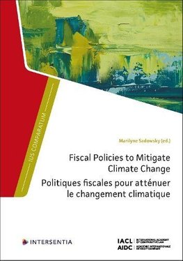 Buy Fiscal Policies To Mitigate Climate Change By Marilyne Sadowsky ...