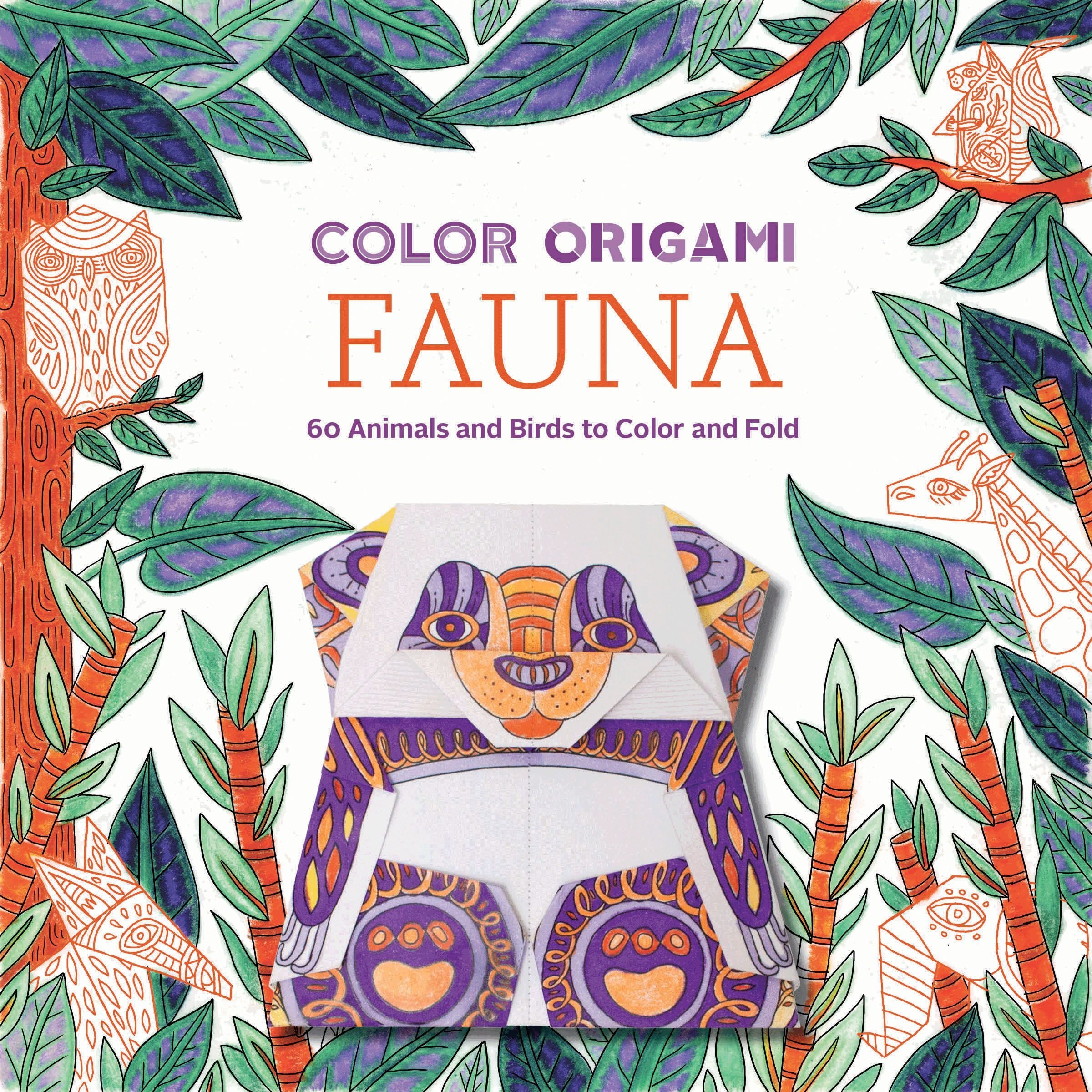 Download Buy Color Origami Fauna Adult Coloring Book By Abrams Noterie With Free Delivery Wordery Com