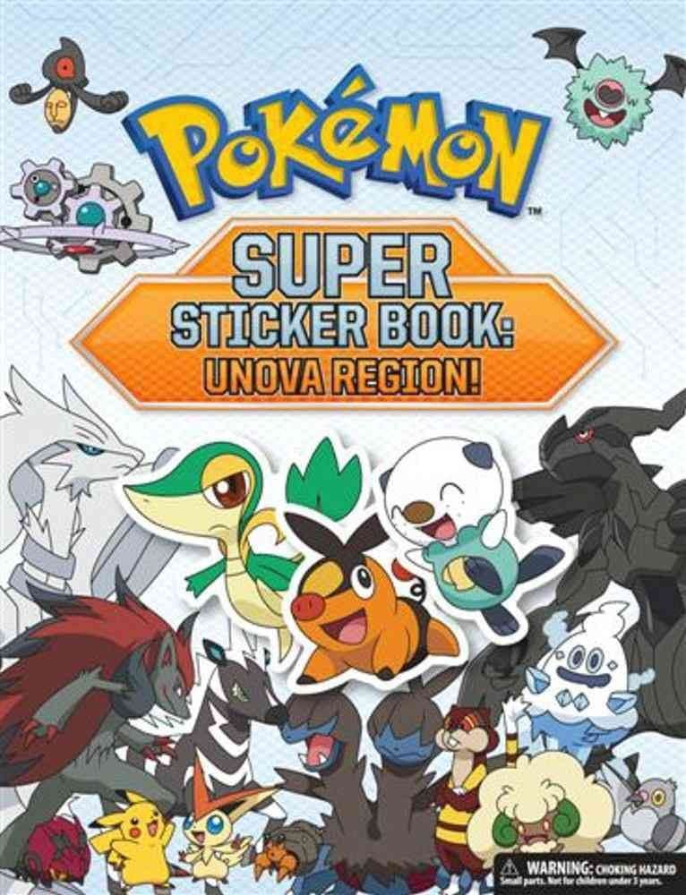 Buy Pokemon Super Sticker Book Unova Region By Pikachu Press With Free Delivery Wordery Com