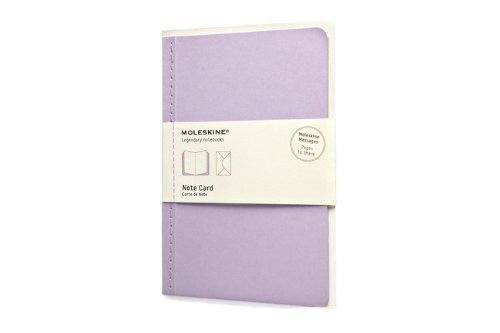 Moleskine Note Card With Envelope - Large Persian Lilac