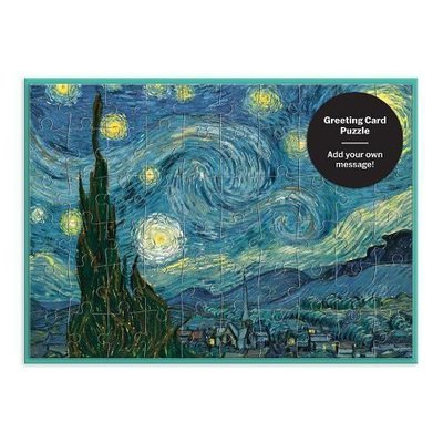 Buy MoMA Starry Night Greeting Card Puzzle by Galison With Free Delivery