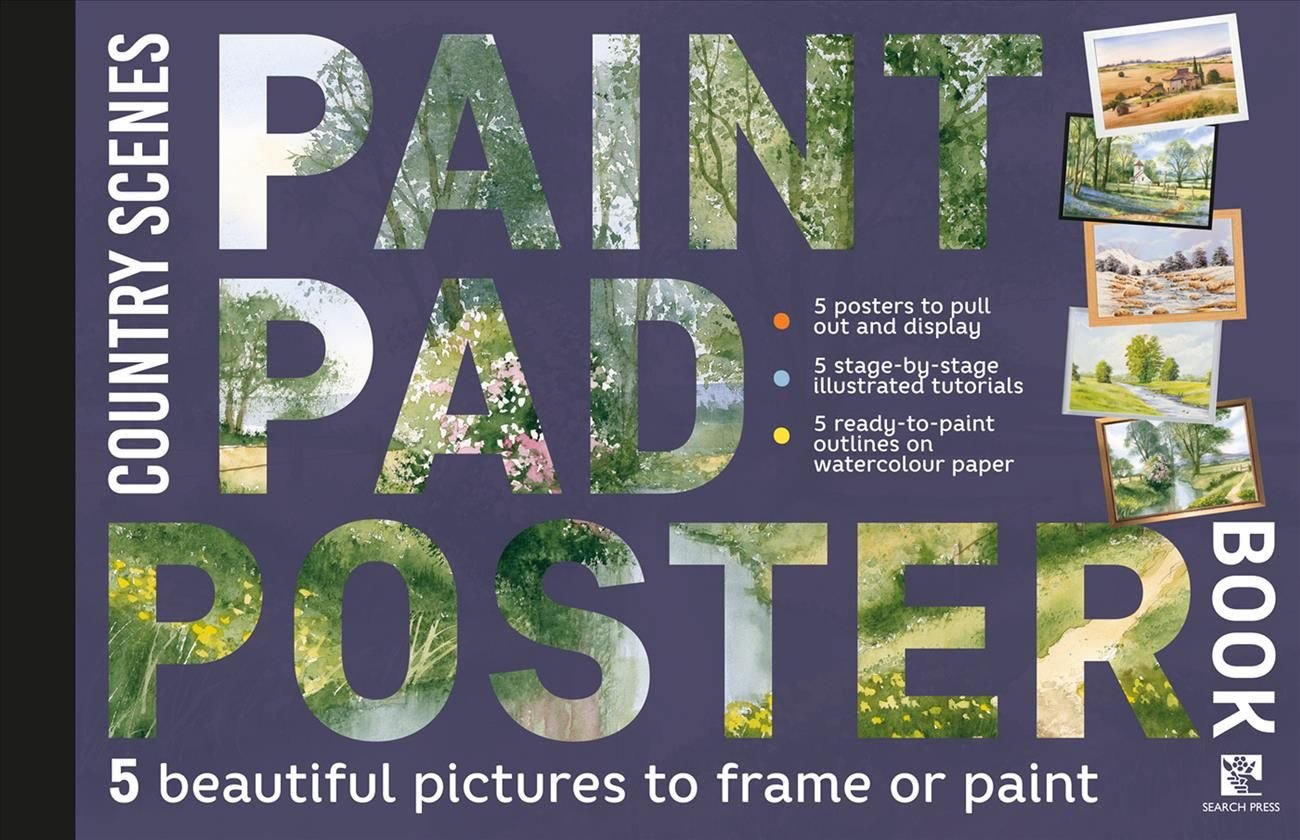 Paint Pad Poster Book: Country Scenes