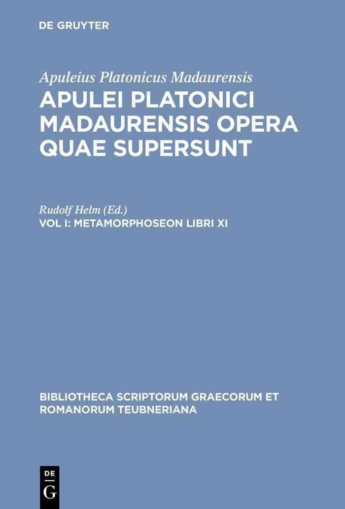 Opera Quae Supersunt, Vol. I Pb