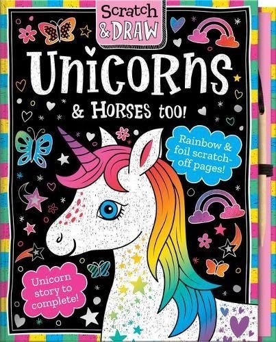 Scratch & Sketch Unicorn Adventure : An Art Activity Book for Creative Kids  of All Ages 