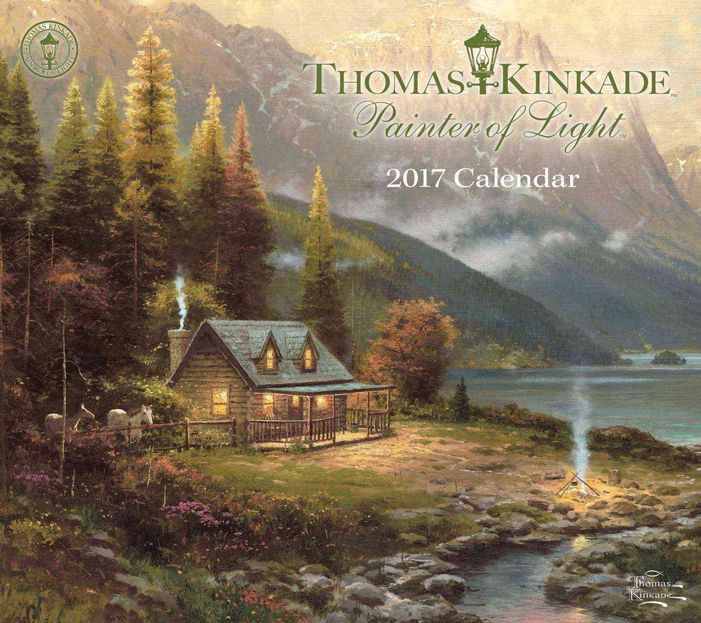 Buy Thomas Kinkade Painter of Light 2017 Deluxe Wall Calendar by Dr