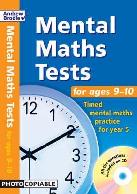 Buy Mental Maths Tests for ages 9 10 by Andrew Brodie With Free