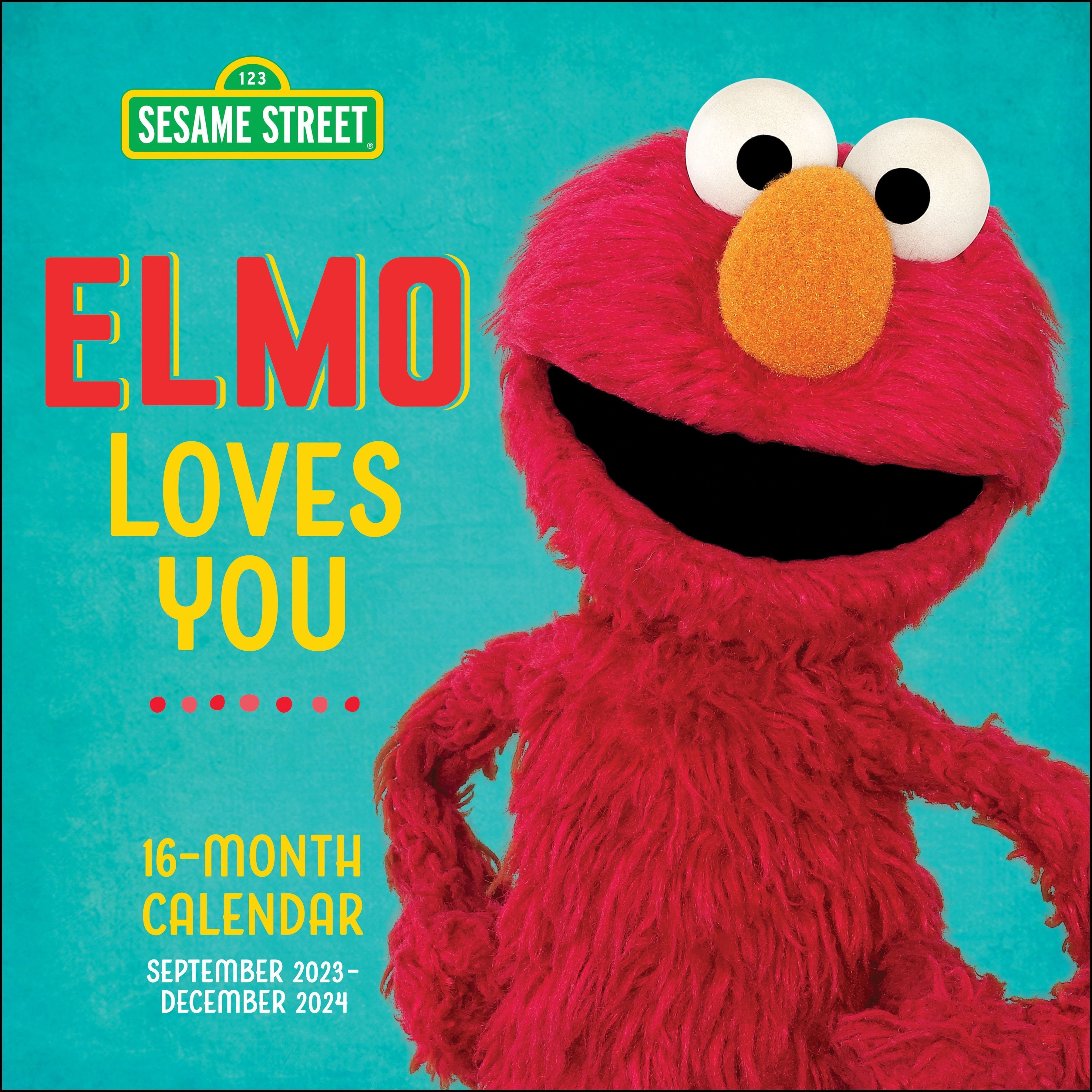 Buy Sesame Street Elmo Loves You 16 Month 2023 2024 Wall Calendar By   Sesame Street Elmo Loves You 16 Month 2023 2024 Wall Calendar Sesame Workshop 9781419769726 