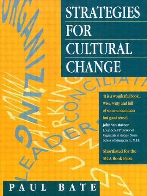 Strategies for Cultural Change