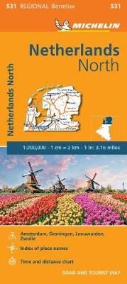 Netherlands North - Michelin Regional Map 531