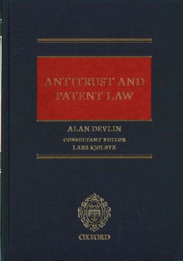 Buy Antitrust And Patent Law By Alan Devlin With Free