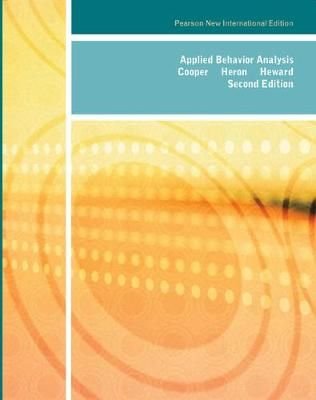 Buy Applied Behavior Analysis: Pearson New International Edition