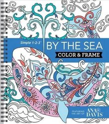 Large Print Easy Color & Frame - Stress Free (Adult Coloring Book) (Spiral)