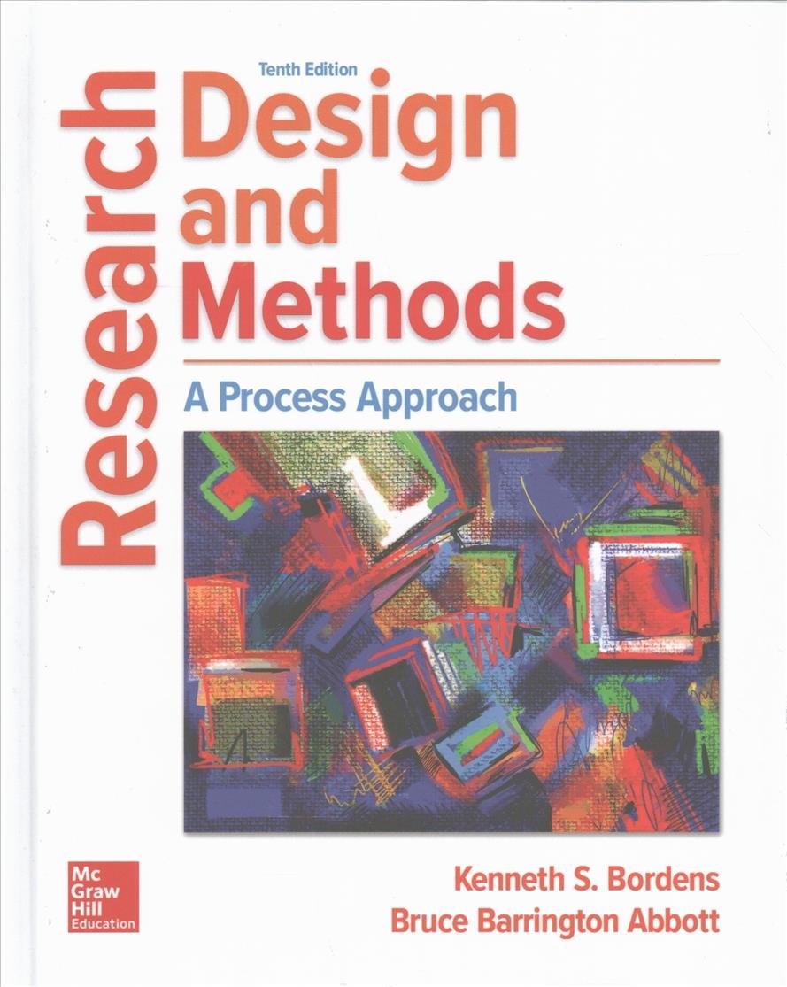 Buy Research Design And Methods: A Process Approach By Bordens With ...