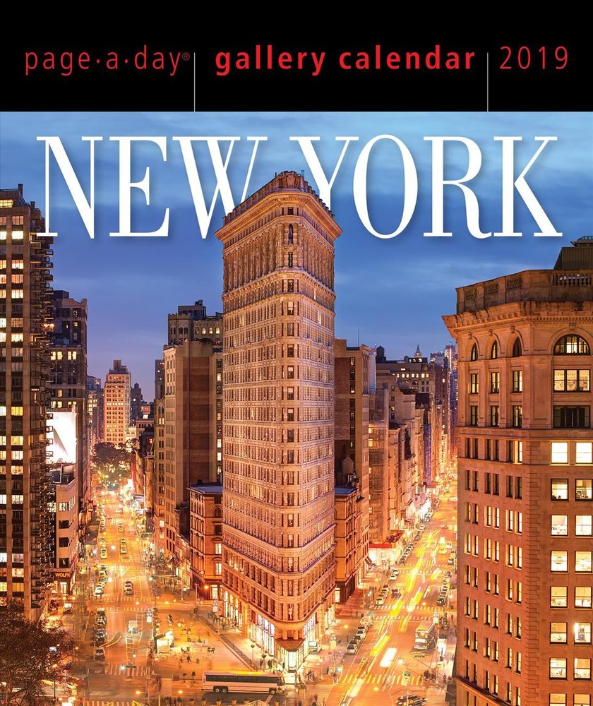 Buy 2019 New York Gallery PageADay Gallery Calendar by Workman