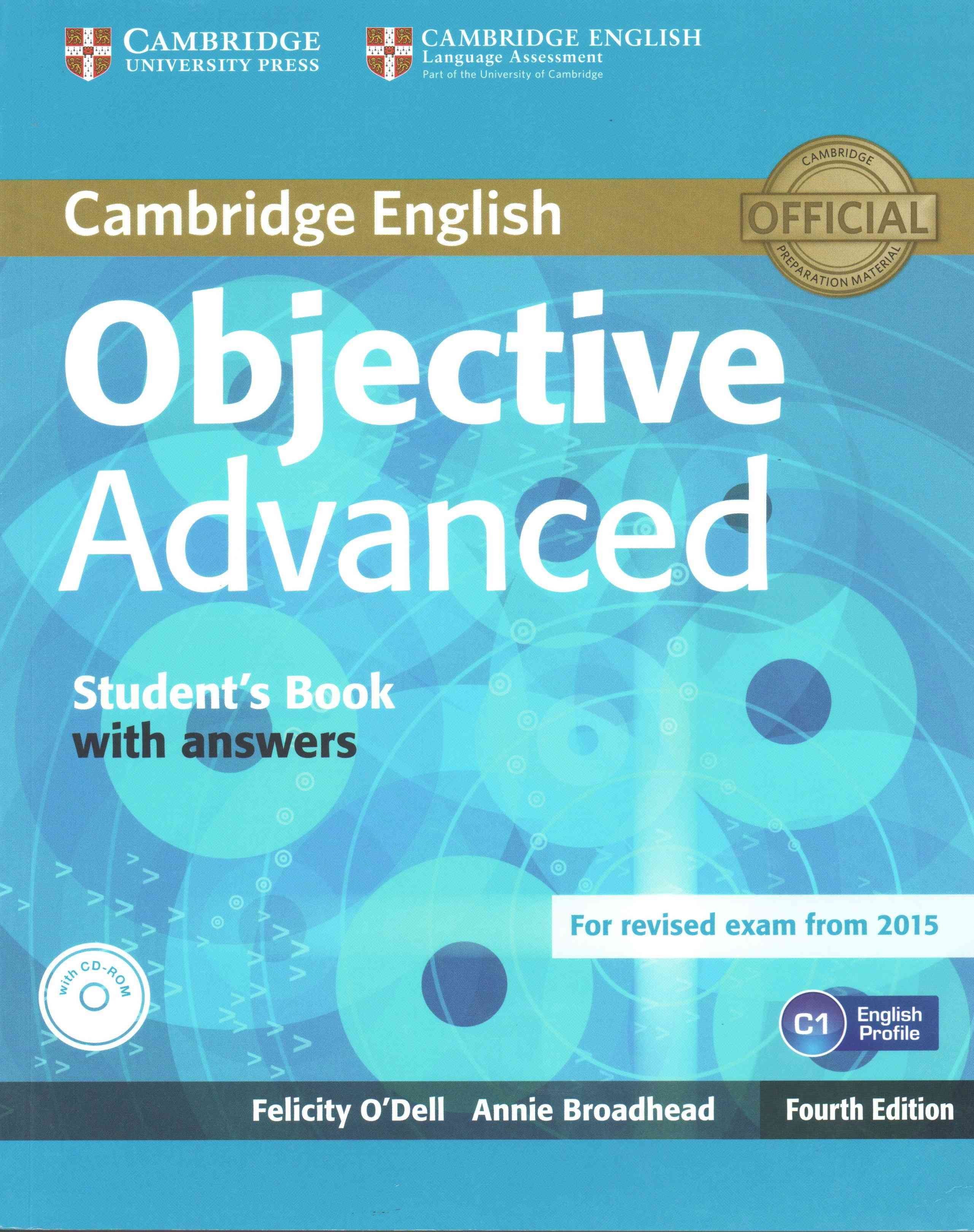 by　Book　O'Dell　with　Student's　Answers　with　Free　Felicity　Buy　Delivery　CD-ROM　Objective　Advanced　With