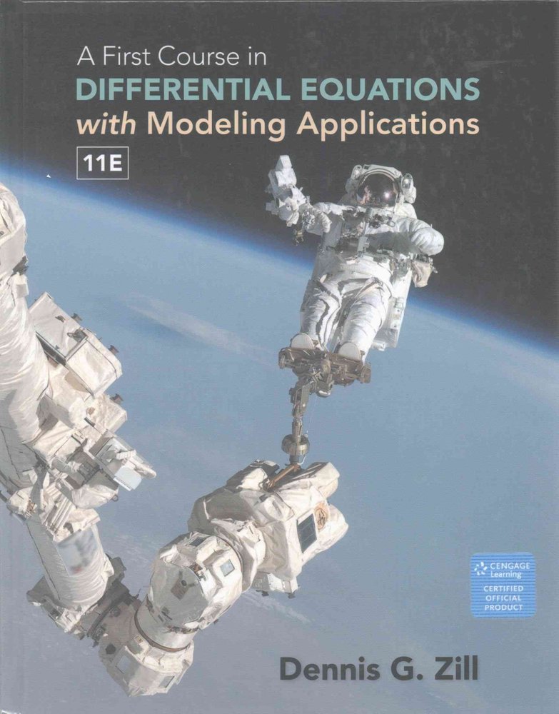 Buy A First Course in Differential Equations with Modeling Applications