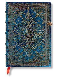 Azure (Equinoxe) Midi Lined Hardcover Journal (Clasp Closure) by Paperblanks