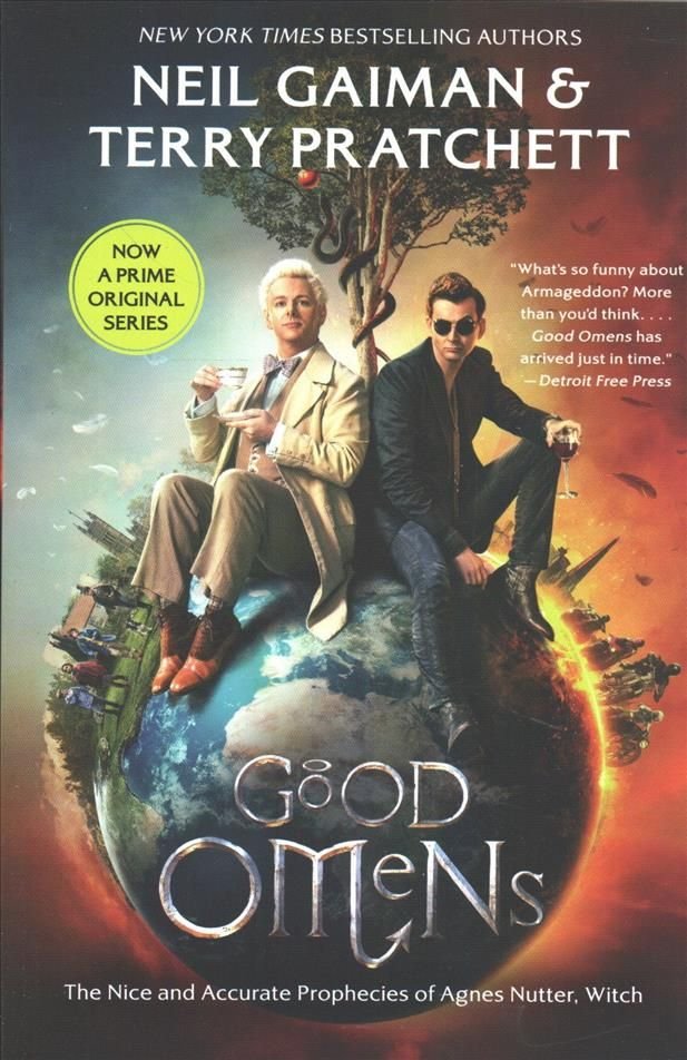 Good Omens 1st Edition Signed by Neil Gaiman and Terry Pratchett