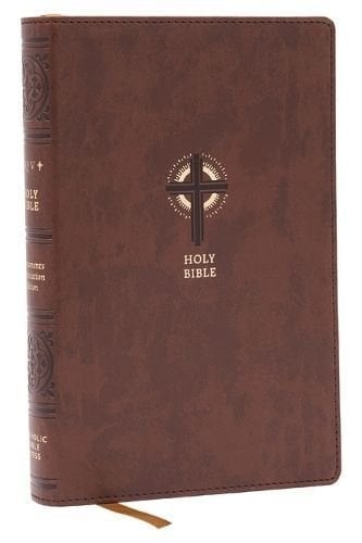 Buy NRSVCE Sacraments of Initiation Catholic Bible, Brown Leathersoft ...