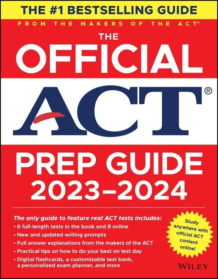 Buy Official ACT Prep Guide 20232024 by ACT With Free Delivery
