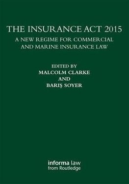 Buy The Insurance Act 2015 by Professor Malcolm Clarke With Free Delivery  wordery.com