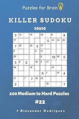 Buy Master Of Puzzles Killer Sudoku 200 Medium To Hard - 