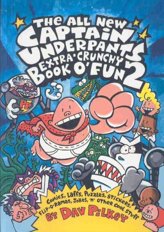 Buy All New Captain Underpants ExtraCrunchy Book O' Fun 2 by Dav